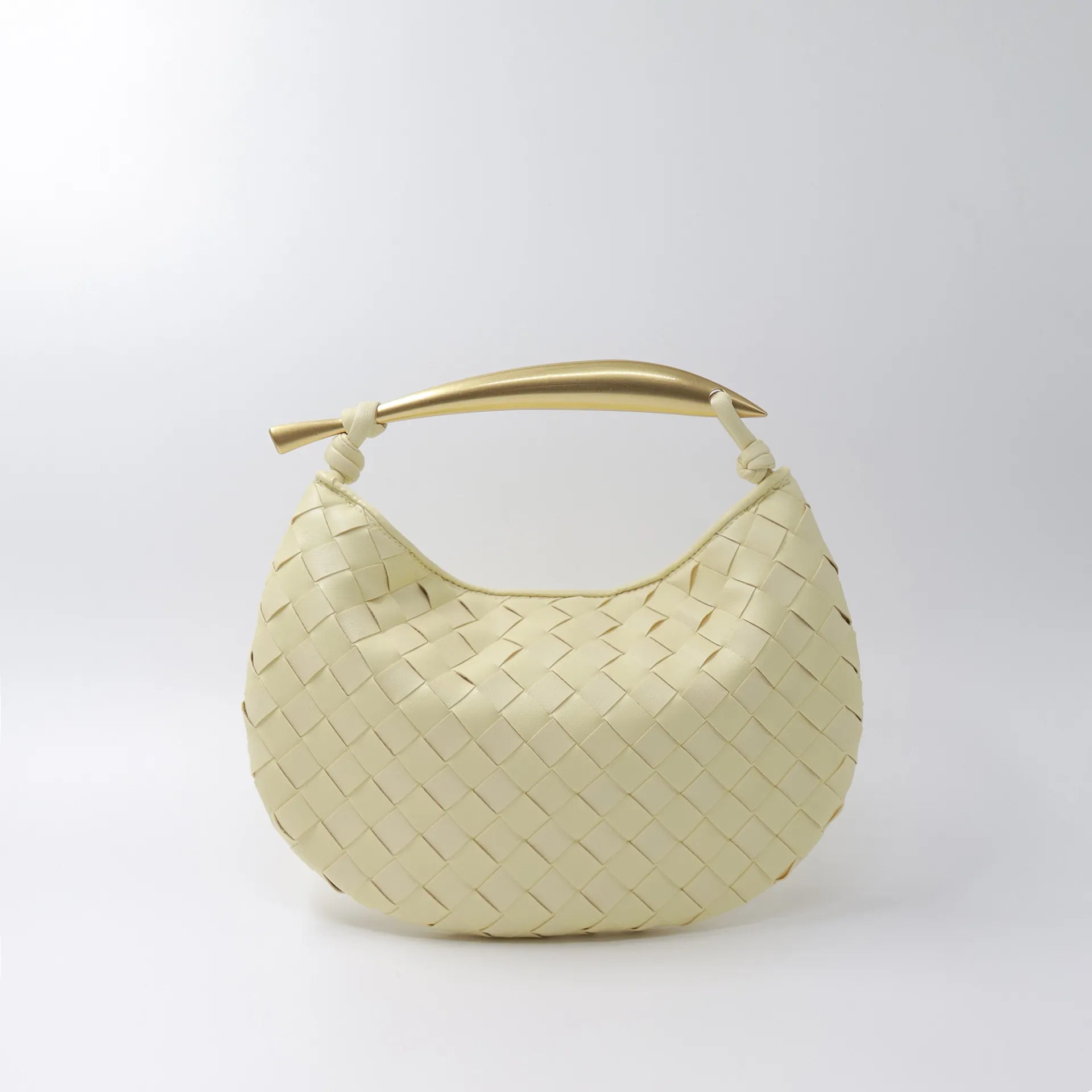 Elyra Woven Curve Handbag