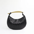 Elyra Woven Curve Handbag