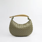 Elyra Woven Curve Handbag