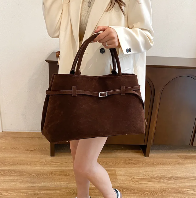 Elyra Classic Suede Tote