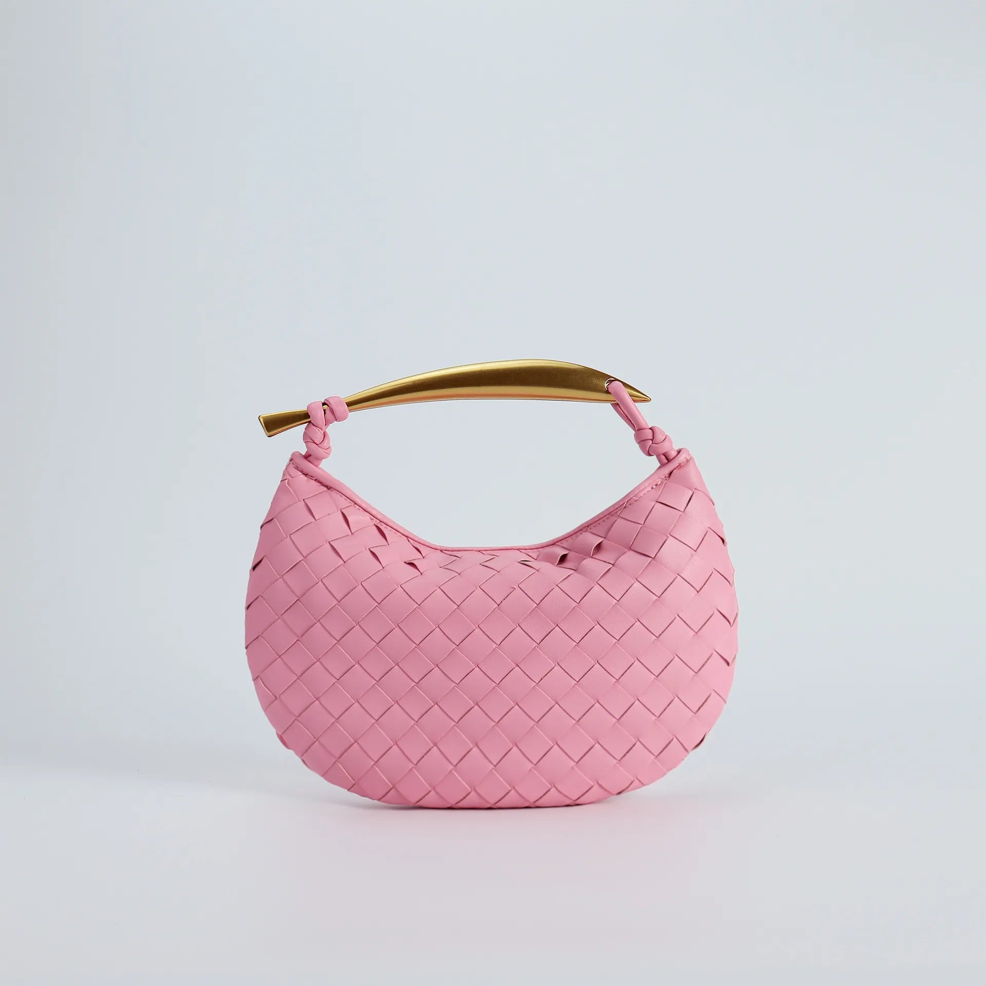 Elyra Woven Curve Handbag