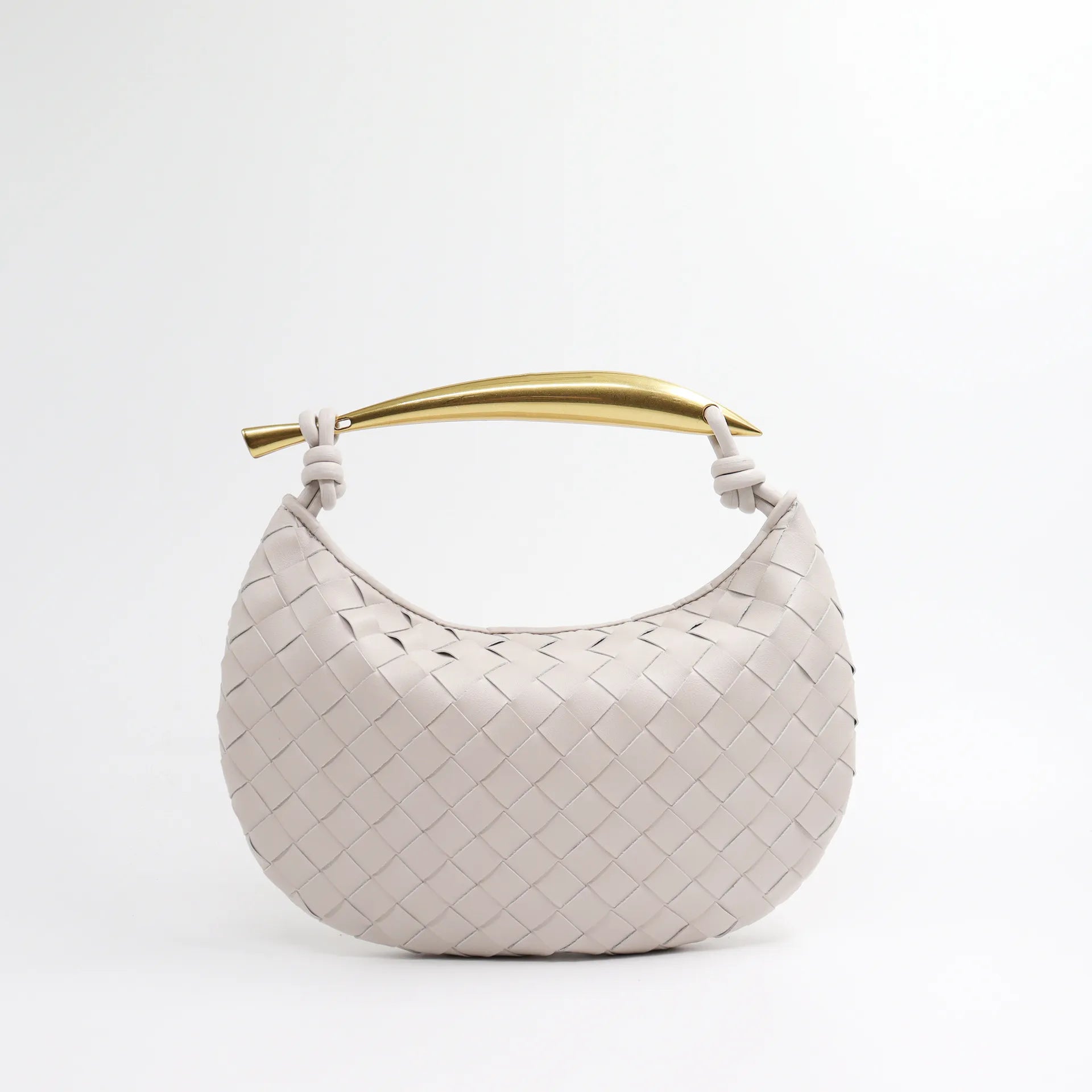 Elyra Woven Curve Handbag